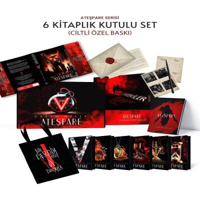 Ateşpare Serisi 6 Kitaplık Hediyeli Set (Ciltli Özel Baskı) - 1