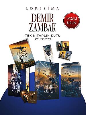 İMZALI - Demir Zambak 1 – Tek Kitaplık Kutu Yan Boyamalı - 1