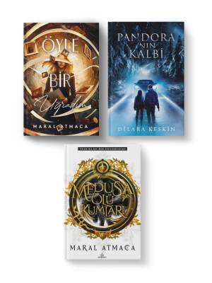 Pandora'nın Kalbi 1 + Öyle Bir Uğradım 1 + Medusa';nın Ölü Kumları 1 Ciltsiz 3'lü Set - 1