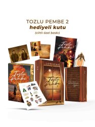 Tozlu Pembe 2 –Tek Kitaplık Kutu Yan Boyamalı - LORESİMA